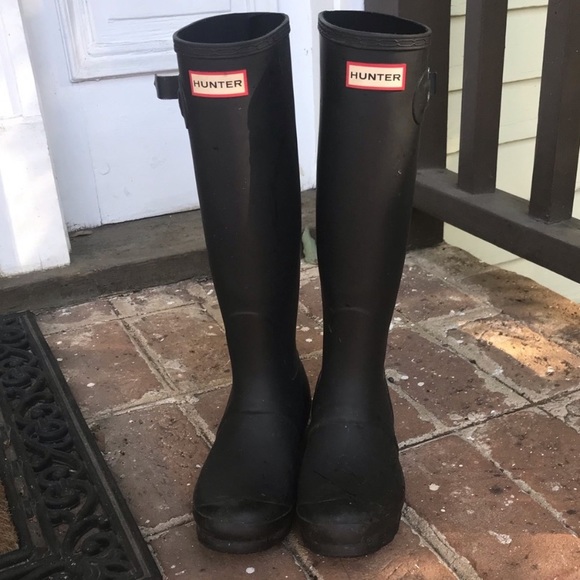 NWT Tall Hunter Rainboots 8 - Picture 2 of 6
